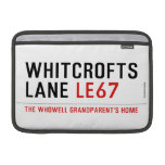 whitcrofts  lane  MacBook Air Sleeves (landscape)
