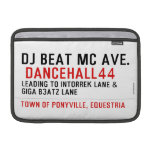 Dj Beat MC Ave.   MacBook Air Sleeves (landscape)