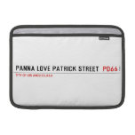 panna love patrick street   MacBook Air Sleeves (landscape)