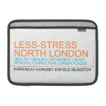 Less-Stress nORTH lONDON  MacBook Air Sleeves (landscape)