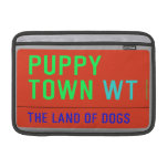 Puppy town  MacBook Air Sleeves (landscape)