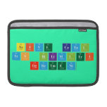 ASIYE CATAL
 FEN BILIMLERI 
 OGRETMENI  MacBook Air Sleeves (landscape)