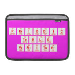 Periodic
 Table
 Writer  MacBook Air Sleeves (landscape)
