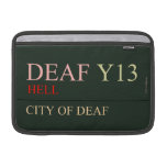 deaf  MacBook Air Sleeves (landscape)