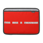 Think like a scientist  MacBook Air Sleeves (landscape)
