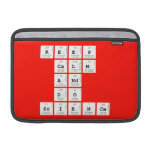 KEEP
 CALM
 AND
 DO
 SCIENCE  MacBook Air Sleeves (landscape)