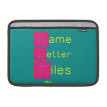 Game
 Letter
 Tiles  MacBook Air Sleeves (landscape)