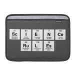 science
 rules  MacBook Air Sleeves (landscape)