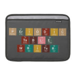 Periodic
 Table
 Writer  MacBook Air Sleeves (landscape)