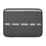 Never gonna give you up  MacBook Air Sleeves (landscape)