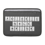Periodic
 Table
 Writer  MacBook Air Sleeves (landscape)