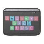 Periodic
 Table
 Writer  MacBook Air Sleeves (landscape)