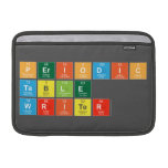 Periodic
 Table
 Writer  MacBook Air Sleeves (landscape)
