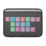 Periodic
 Table
 Writer  MacBook Air Sleeves (landscape)