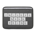 Periodic
 Table
 Writer  MacBook Air Sleeves (landscape)