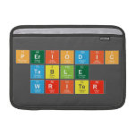 Periodic
 Table
 Writer  MacBook Air Sleeves (landscape)
