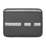 Science is coo  MacBook Air Sleeves (landscape)