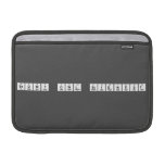 Snowy owl scientist  MacBook Air Sleeves (landscape)