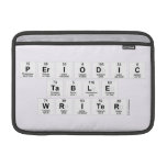 Periodic
 Table
 Writer  MacBook Air Sleeves (landscape)
