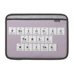 Periodic
 Table
 Writer  MacBook Air Sleeves (landscape)