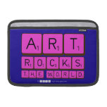 ART
 ROCKS
 THE WORLD  MacBook Air Sleeves (landscape)
