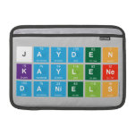 Jayden 
 Kaylene
 Daniels  MacBook Air Sleeves (landscape)