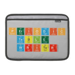 Periodic
 Table
 Writer  MacBook Air Sleeves (landscape)
