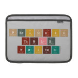 Periodic
 Table
 Writer  MacBook Air Sleeves (landscape)