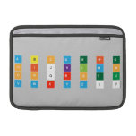 A B C D E F G
 H I J K L M N
 O P Q R S T U
 V W X Y Z ! ?  MacBook Air Sleeves (landscape)
