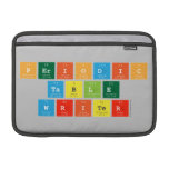 Periodic
 Table
 Writer  MacBook Air Sleeves (landscape)
