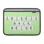 Periodic
 Table
 Writer  MacBook Air Sleeves (landscape)