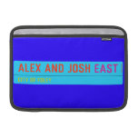 Alex and Josh  MacBook Air Sleeves (landscape)