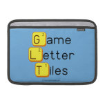 Game
 Letter
 Tiles  MacBook Air Sleeves (landscape)