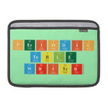 Periodic
 Table
 Writer  MacBook Air Sleeves (landscape)