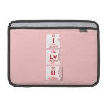 I
 Lv
 U  MacBook Air Sleeves (landscape)