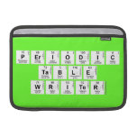 Periodic
 Table
 Writer  MacBook Air Sleeves (landscape)