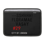 ---sshhhh! FLORAMAE    VASAY   MacBook Air Sleeves (landscape)