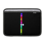 H
 He
 Li
 Be
 @
 F
 Qj
 B
 Al
 Sc
 La
 Ac  MacBook Air Sleeves (landscape)