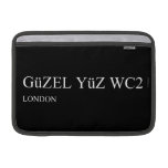 güzel yüz  MacBook Air Sleeves (landscape)