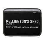 Kellington's shed  MacBook Air Sleeves (landscape)