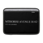 Mthobisi avenue  MacBook Air Sleeves (landscape)