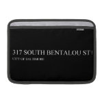 317 south bentalou st    MacBook Air Sleeves (landscape)