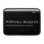 POWNALL ROAD  MacBook Air Sleeves (landscape)