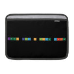 Keep calm n Love aqila  MacBook Air Sleeves (landscape)
