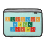 Periodic
 Table
 Writer  MacBook Air Sleeves (landscape)