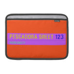 pescadora sreet  MacBook Air Sleeves (landscape)