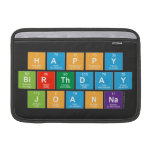 Happy
 Birthday
 Joanna  MacBook Air Sleeves (landscape)