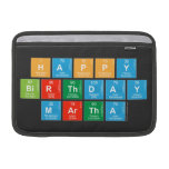 Happy
 Birthday
 MARTHA   MacBook Air Sleeves (landscape)