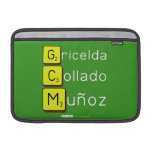 Gricelda
 Collado
 Muñoz  MacBook Air Sleeves (landscape)