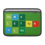 Game
 Letter
 Tiles  MacBook Air Sleeves (landscape)